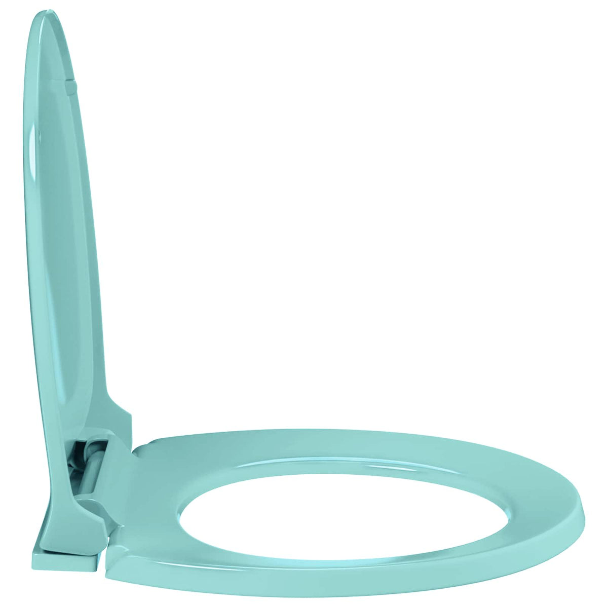 vidaXL Soft-Close Toilet Seat Green Oval