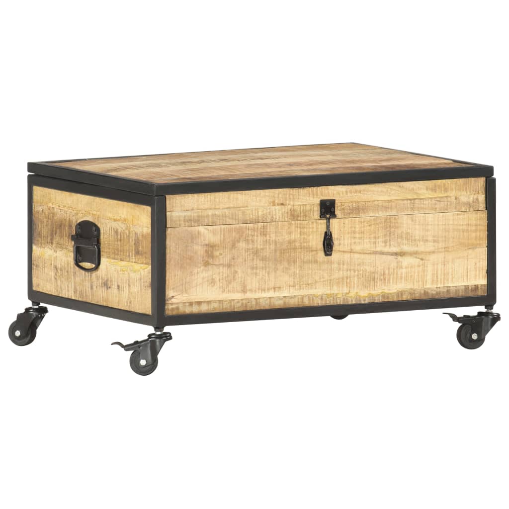 vidaXL Coffee Table 70x50x33 cm Solid Mango Wood