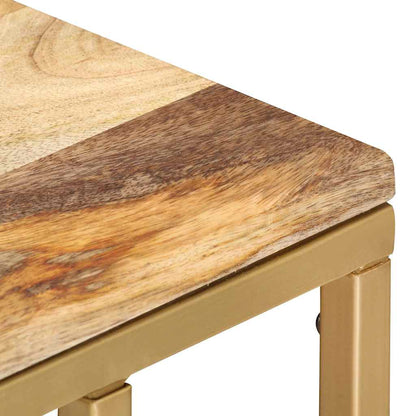 286400 vidaXL Side Table 35x45x65 cm Solid Mango Wood
