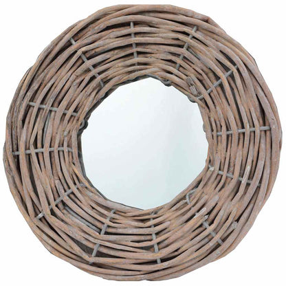 287625 vidaXL Mirrors 3 pcs 15 cm Wicker