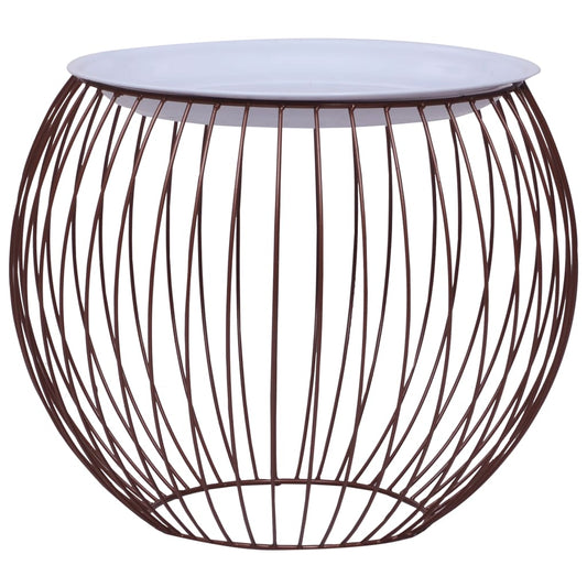 vidaXL Coffee Table Gold Ø 41 cm