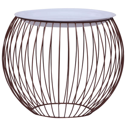 vidaXL Coffee Table Gold Ø 51 cm