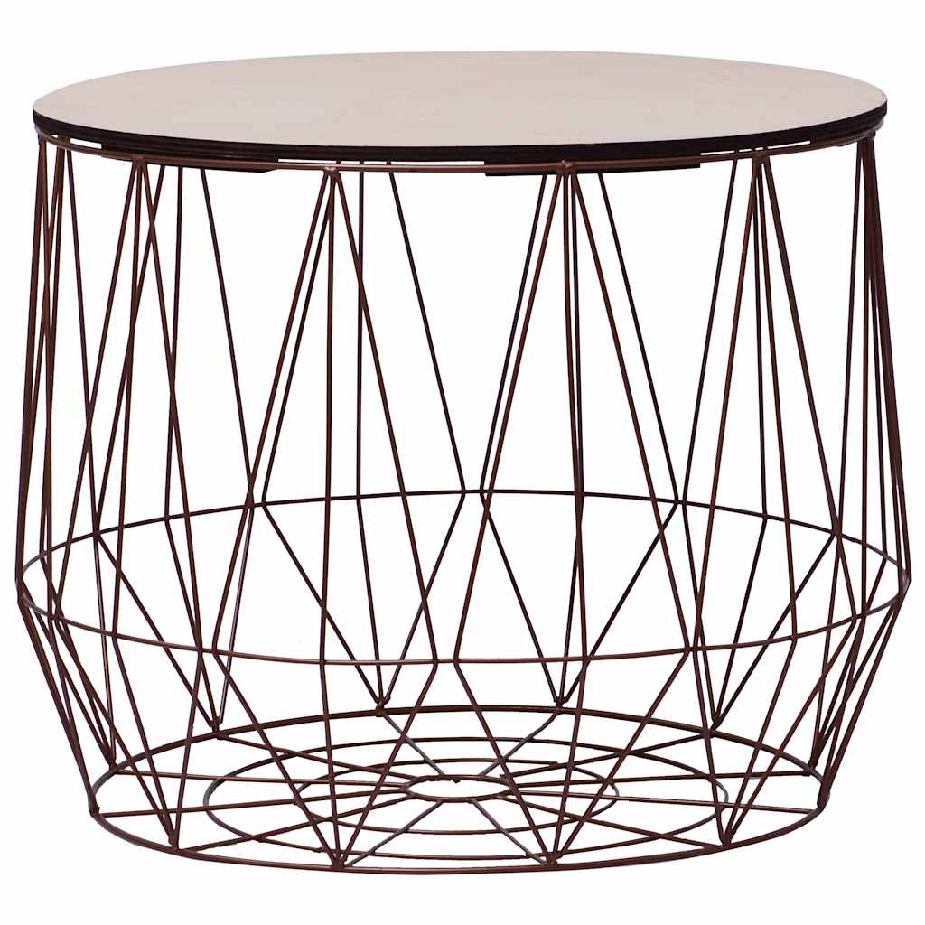 287661 vidaXL Coffee Table 2 pcs Copper