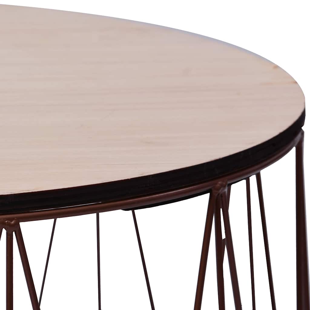 287661 vidaXL Coffee Table 2 pcs Copper