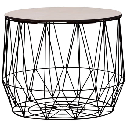 vidaXL Coffee Table 2 pcs Black