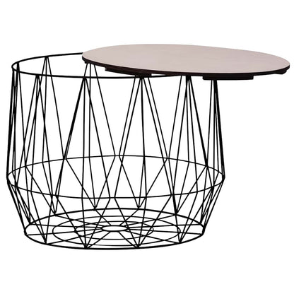 287663 vidaXL Coffee Table 2 pcs Black