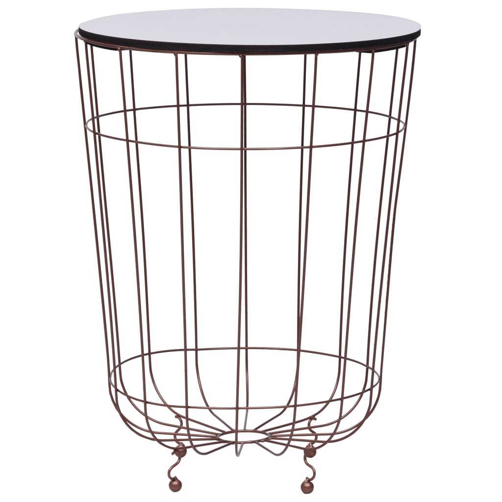 vidaXL Coffee Table Gold Ø 40 cm