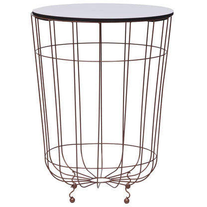 vidaXL Coffee Table Gold Ø 40 cm