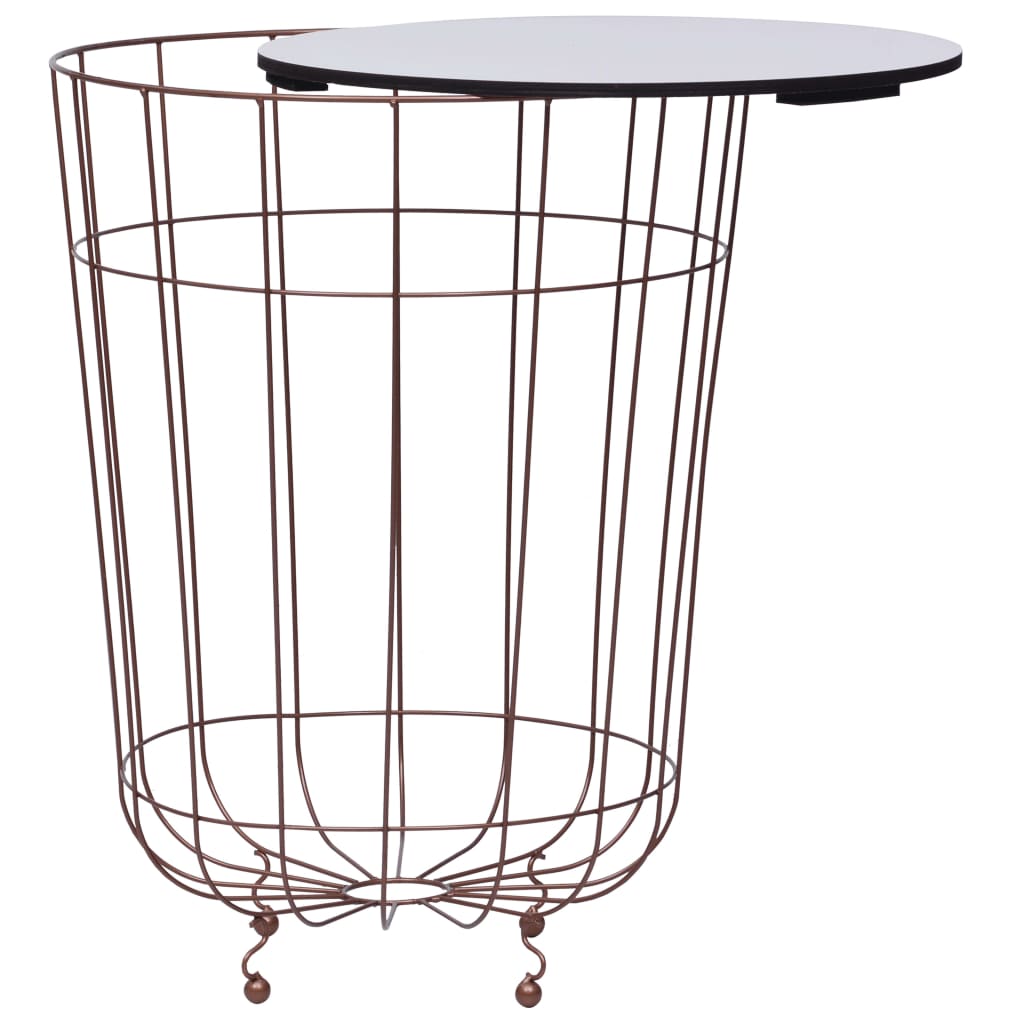 vidaXL Coffee Table Gold Ø 40 cm