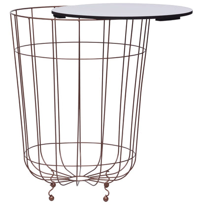 vidaXL Coffee Table Gold Ø 40 cm