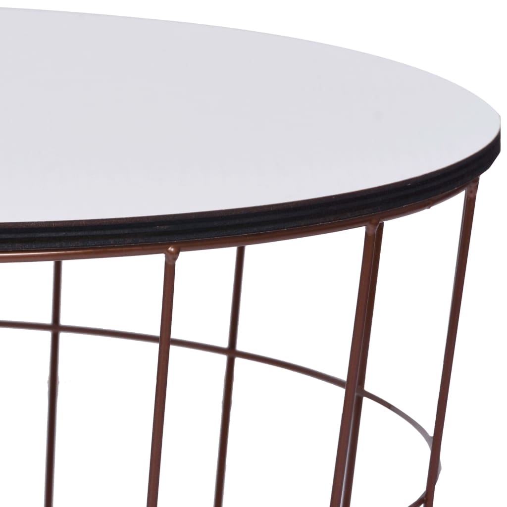 vidaXL Coffee Table Gold Ø 40 cm