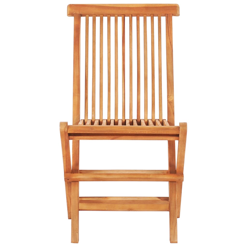 vidaXL Bistro Set | Teak | Fine sanded teak hardwood | Standard | Foldable