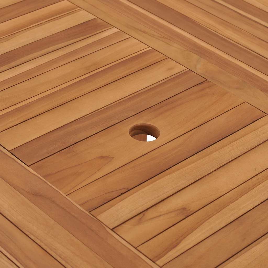 49007 vidaXL Garden Table 150x76 cm Solid Teak Wood