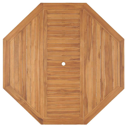 49009 vidaXL Garden Table 150x150x75 cm Solid Teak Wood