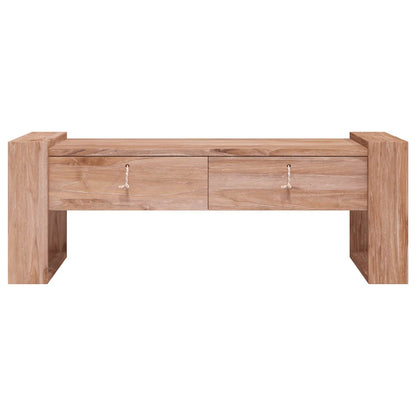 vidaXL Coffee Table 110x60x40 cm Solid Teak Wood