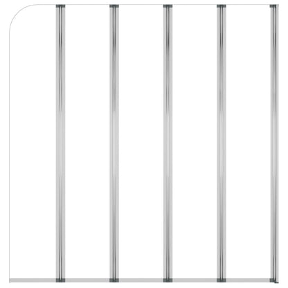vidaXL Bath Enclosure 120x140 cm Tempered Glass Transparent