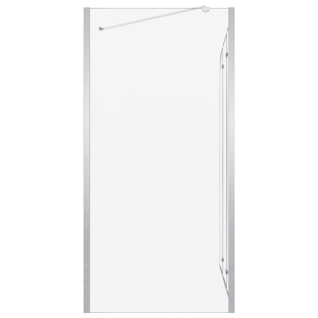 vidaXL Bath Enclosure 120x69x130 cm Tempered Glass Transparent