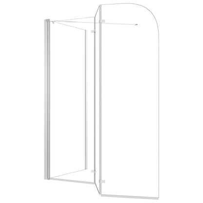 vidaXL Bath Enclosure 120x69x130 cm Tempered Glass Transparent
