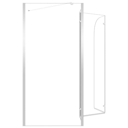 vidaXL Bath Enclosure 120x69x130 cm Tempered Glass Transparent