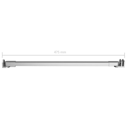 vidaXL Support Arm for Bath Enclosure Stainless Steel 47.5 cm