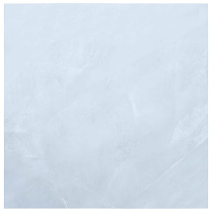 vidaXL Flooring Planks 55 pcs White 5.11 m² PVC