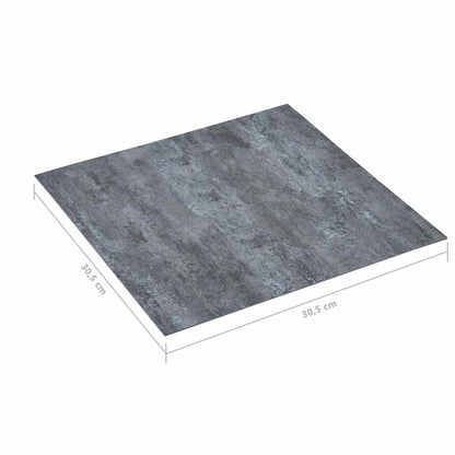 vidaXL Flooring Planks 5.11 m² 55 pcs PVC Grey Marble