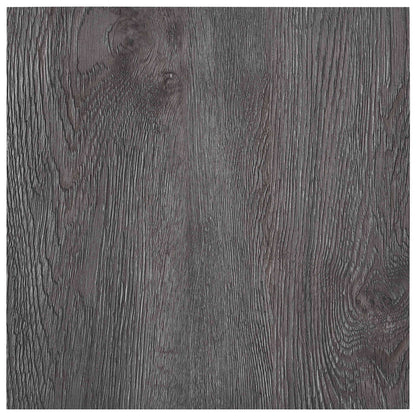 vidaXL Flooring Planks 5.11 m² 55 pcs PVC Black and Grey