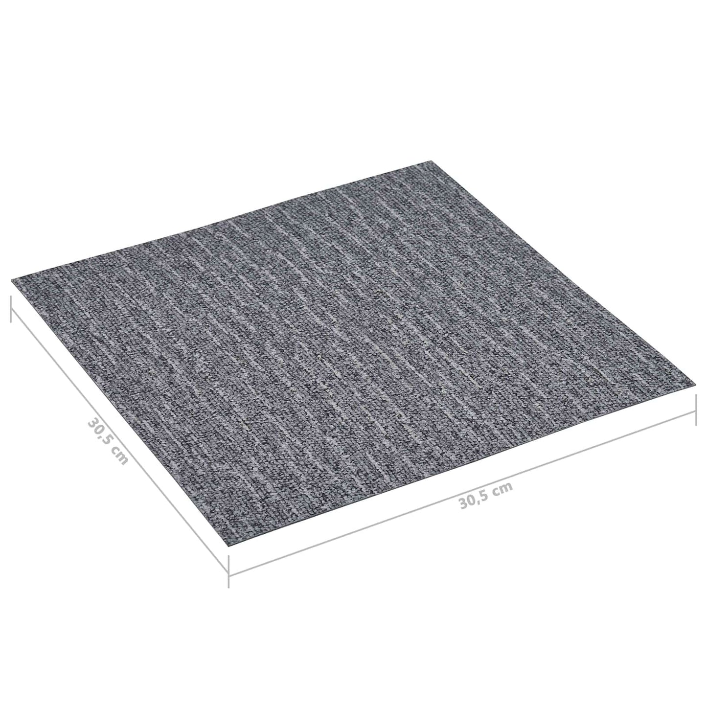vidaXL Flooring Planks 5.11 m² 55 pcs PVC White and Grey