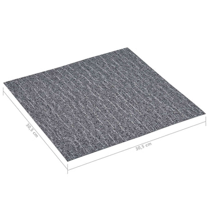 vidaXL Flooring Planks 5.11 m² 55 pcs PVC White and Grey