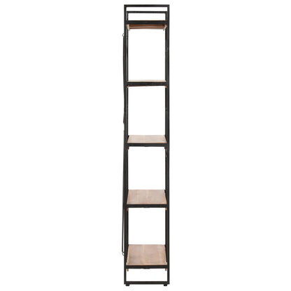 vidaXL 5-Tier Bookcase 90x30x180 cm Solid Acacia Wood