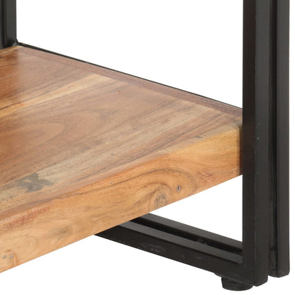 vidaXL 5-Tier Bookcase 90x30x180 cm Solid Acacia Wood