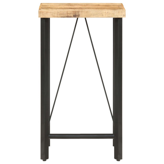 286610 vidaXL Bar Table 60x60x107 cm Rough Mango Wood