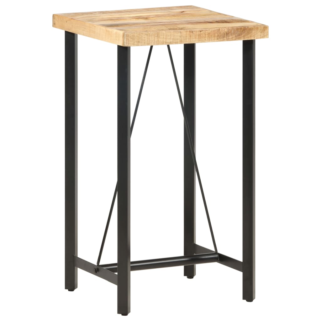 vidaXL Bar Table 60x60x107 cm Rough Mango Wood