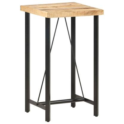 vidaXL Bar Table 60x60x107 cm Rough Mango Wood