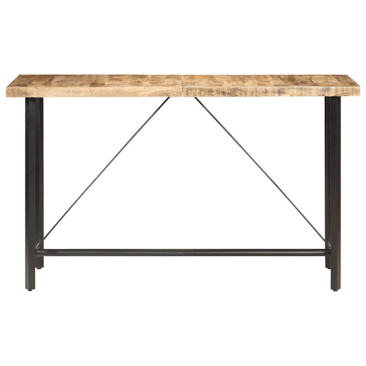 286613 vidaXL Bar Table 180x70x107 cm Rough Mango Wood