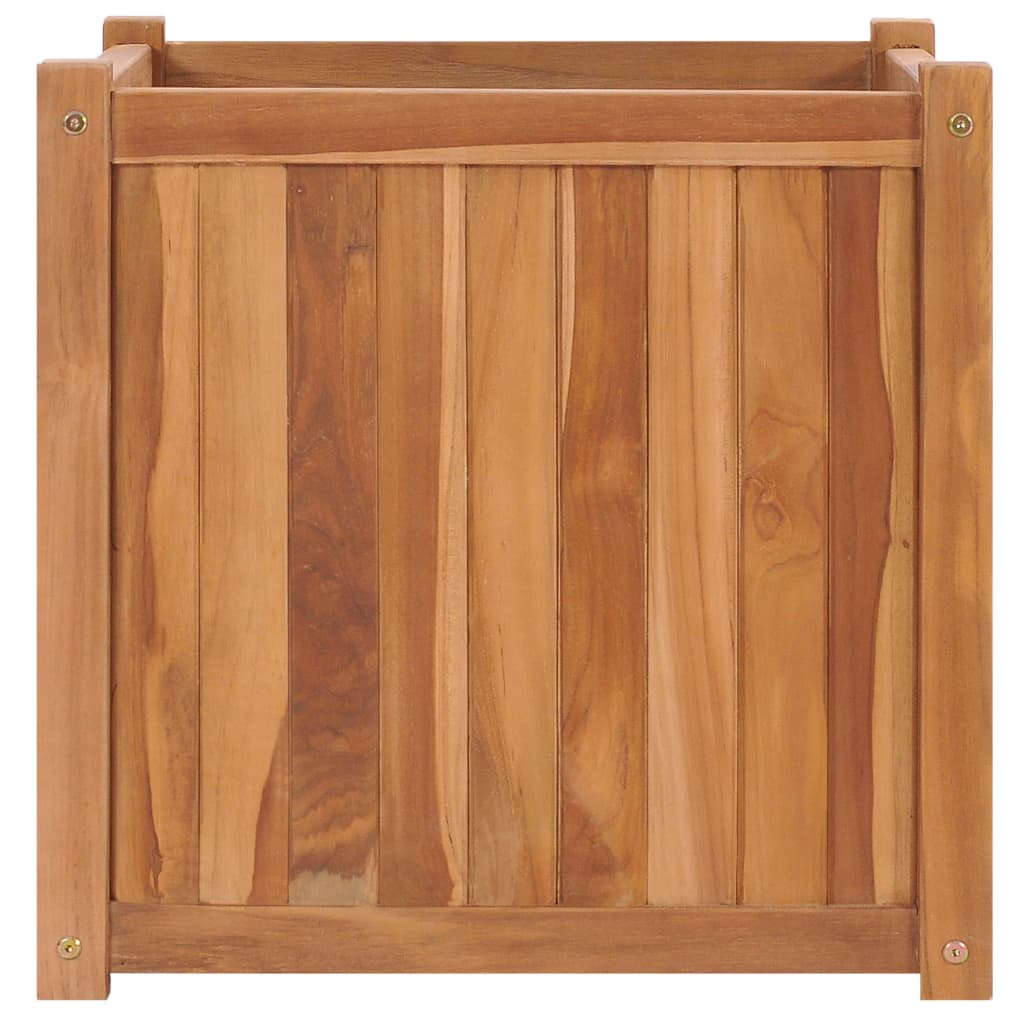 vidaXL Raised Bed 50x50x50 cm Solid Teak Wood