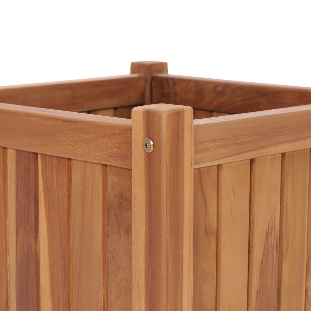 vidaXL Raised Bed 50x50x50 cm Solid Teak Wood