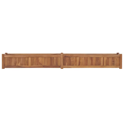 vidaXL Raised Bed 200x30x25 cm Solid Teak Wood