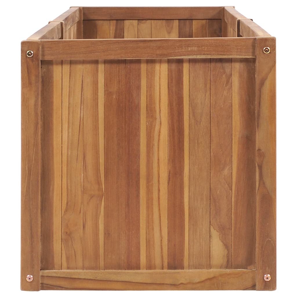 vidaXL Garden Raised Bed 200x50x50 cm Solid Teak Wood