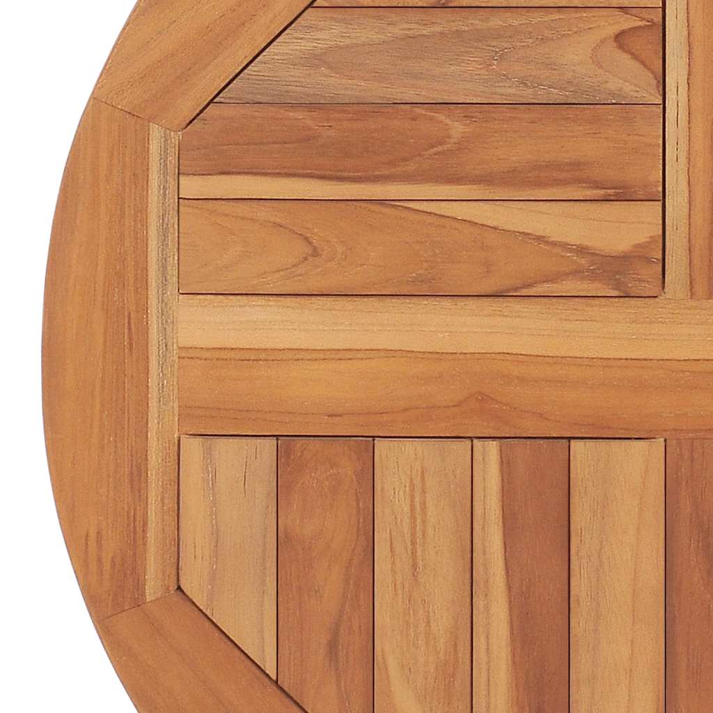 vidaXL Tabletop | Natural Teak | Solid Teak Wood | 60 cm | Durable