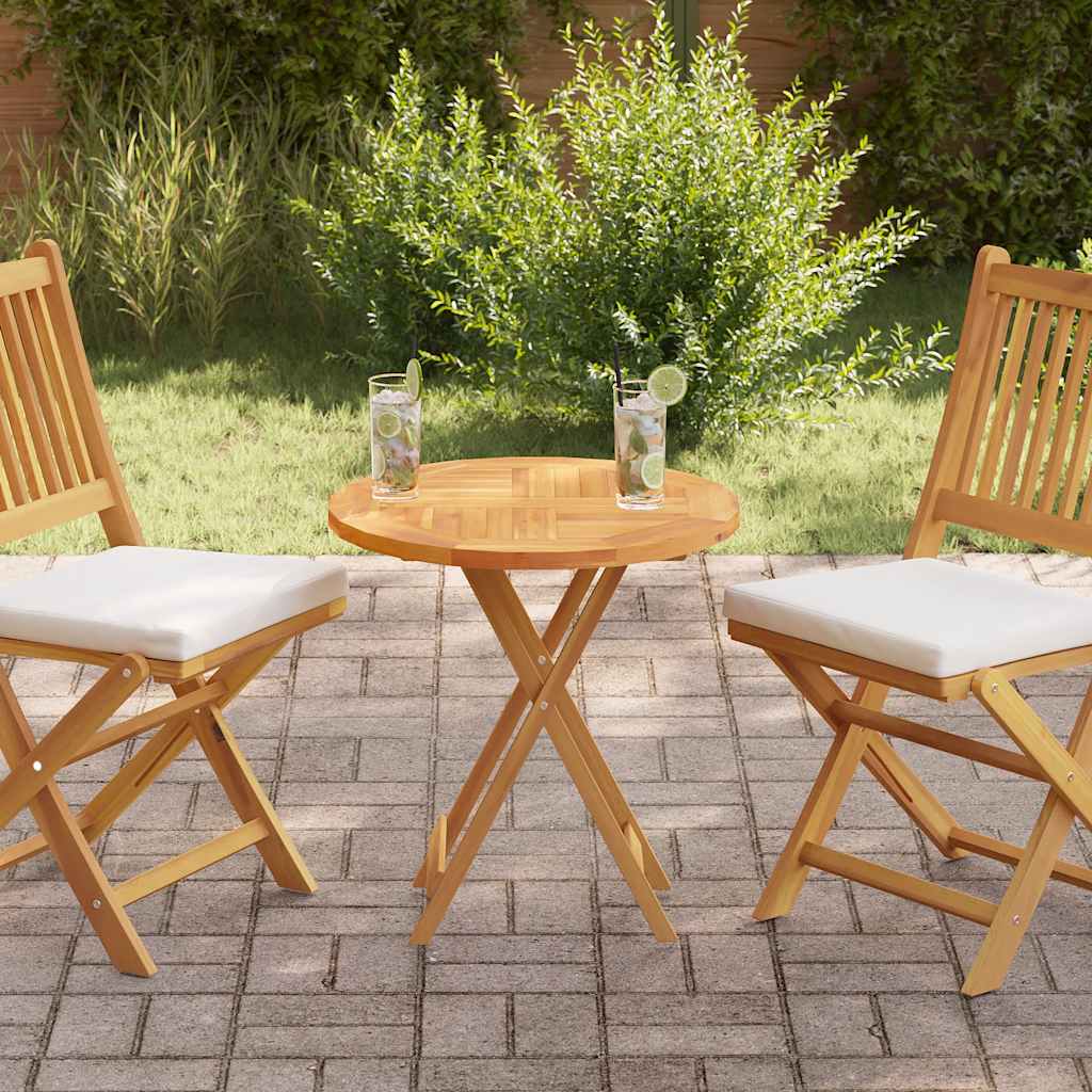 vidaXL Tabletop | Natural Teak | Solid Teak Wood | 60 cm | Durable