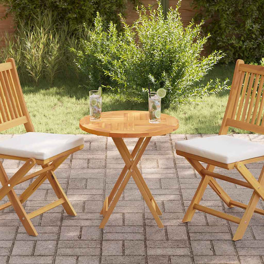 vidaXL Table Top Solid Teak Wood Round 2.5 cm 60 cm
