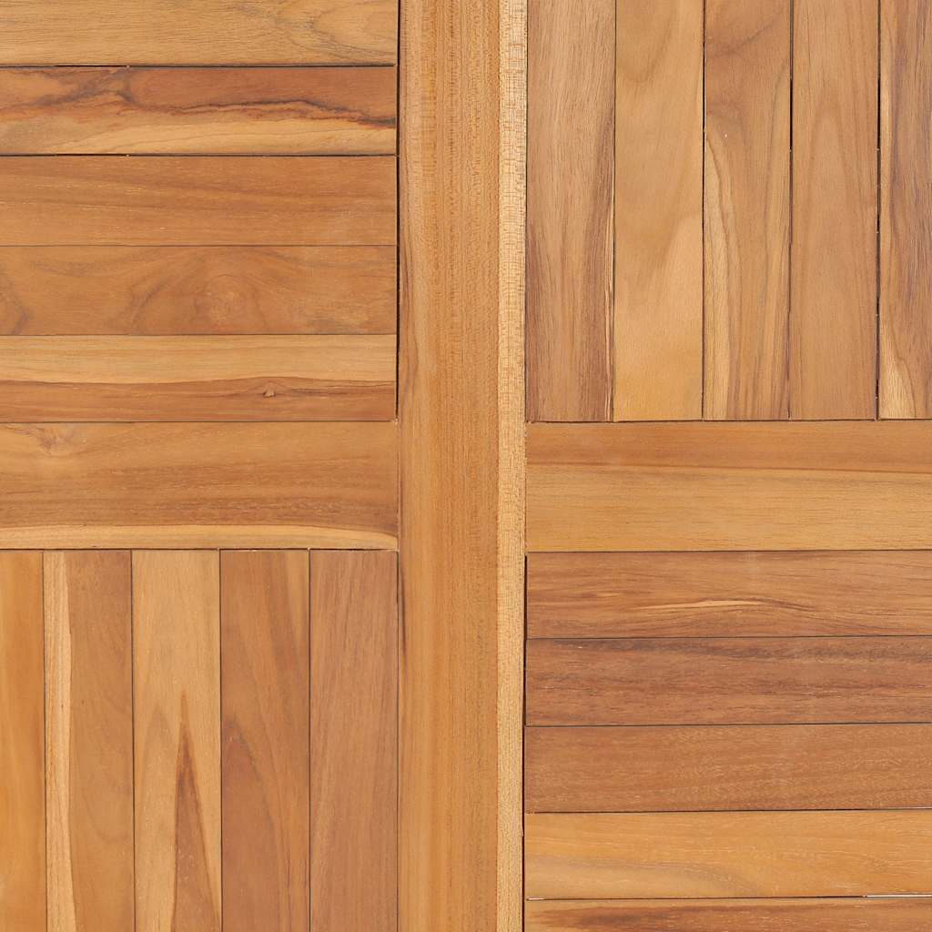 vidaXL Tabletop | Natural Teak | Solid teak wood | 90 cm diameter | Durable