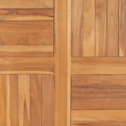 vidaXL Tabletop | Natural Teak | Solid teak wood | 90 cm diameter | Durable