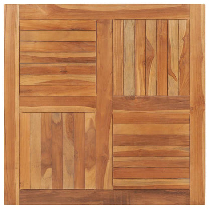 vidaXL Table Top | Natural Teak | Solid Teak Wood | 90x90 cm | Durable