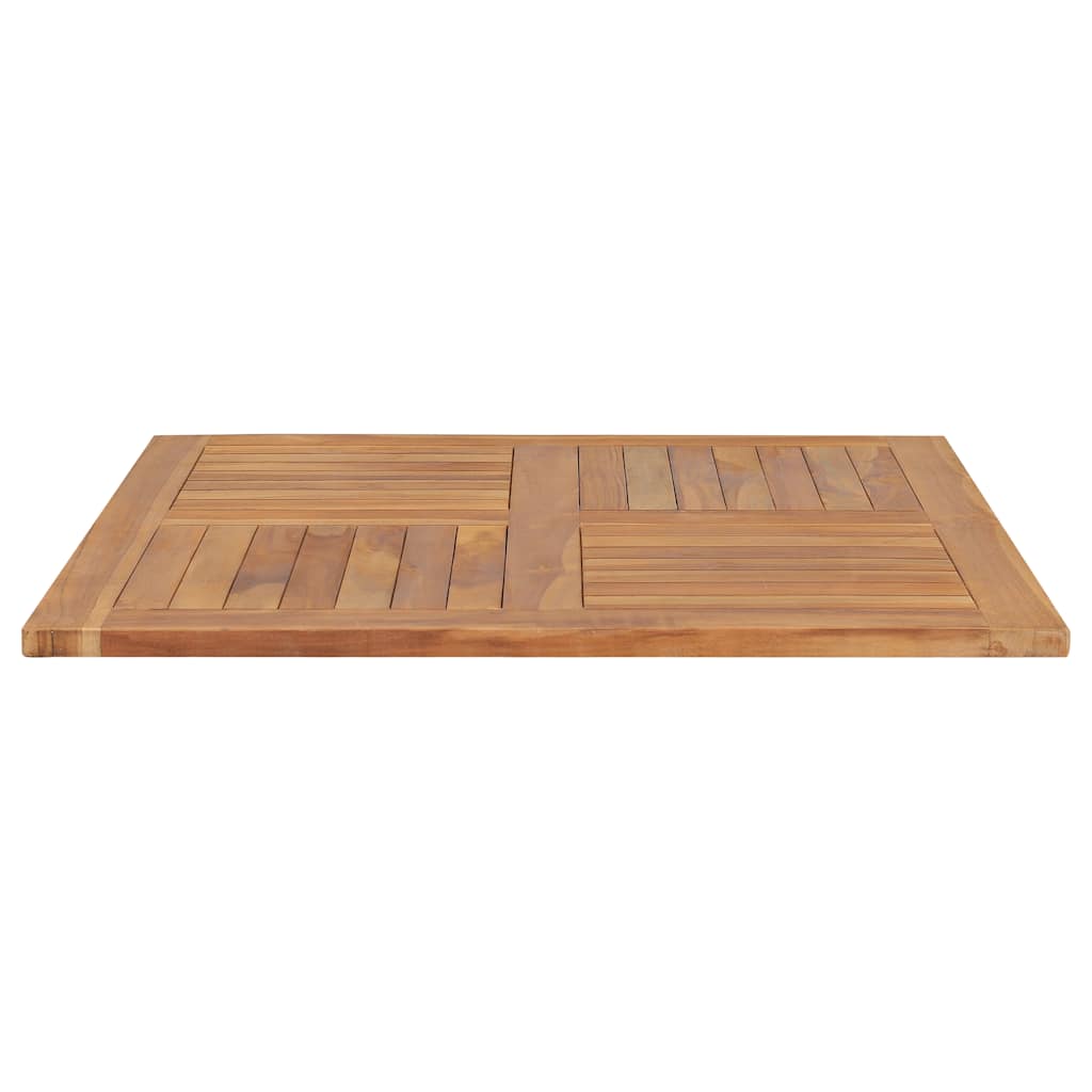 vidaXL Table Top | Natural Teak | Solid Teak Wood | 90x90 cm | Durable