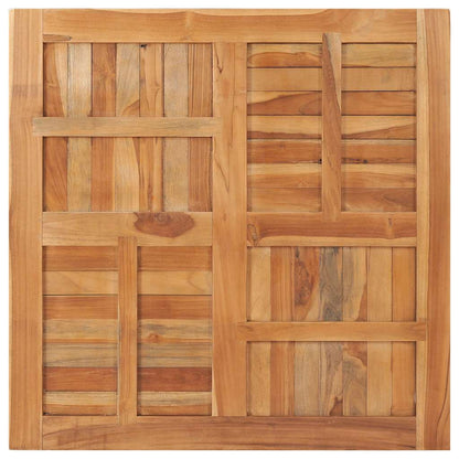 vidaXL Table Top | Natural Teak | Solid Teak Wood | 90x90 cm | Durable