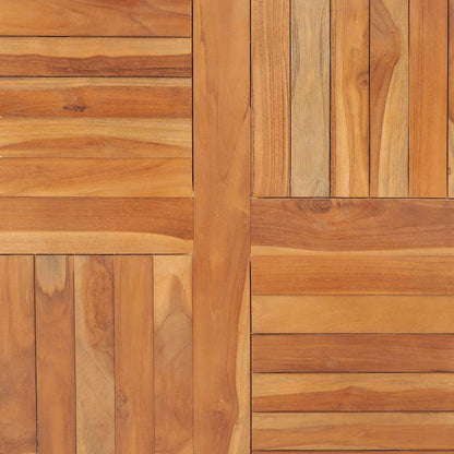 vidaXL Table Top | Natural Teak | Solid Teak Wood | 90x90 cm | Durable