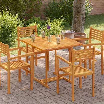 vidaXL Table Top | Natural Teak | Solid Teak Wood | 90x90 cm | Durable