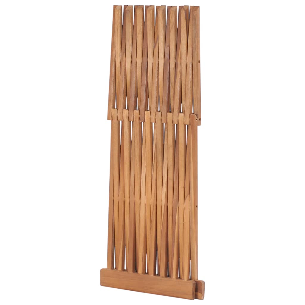 vidaXL Stool | Teak | Solid Teak wood | Medium | Foldable | Folding Stool